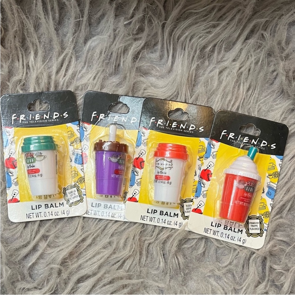 Friends lip balms lot of 4 NWT